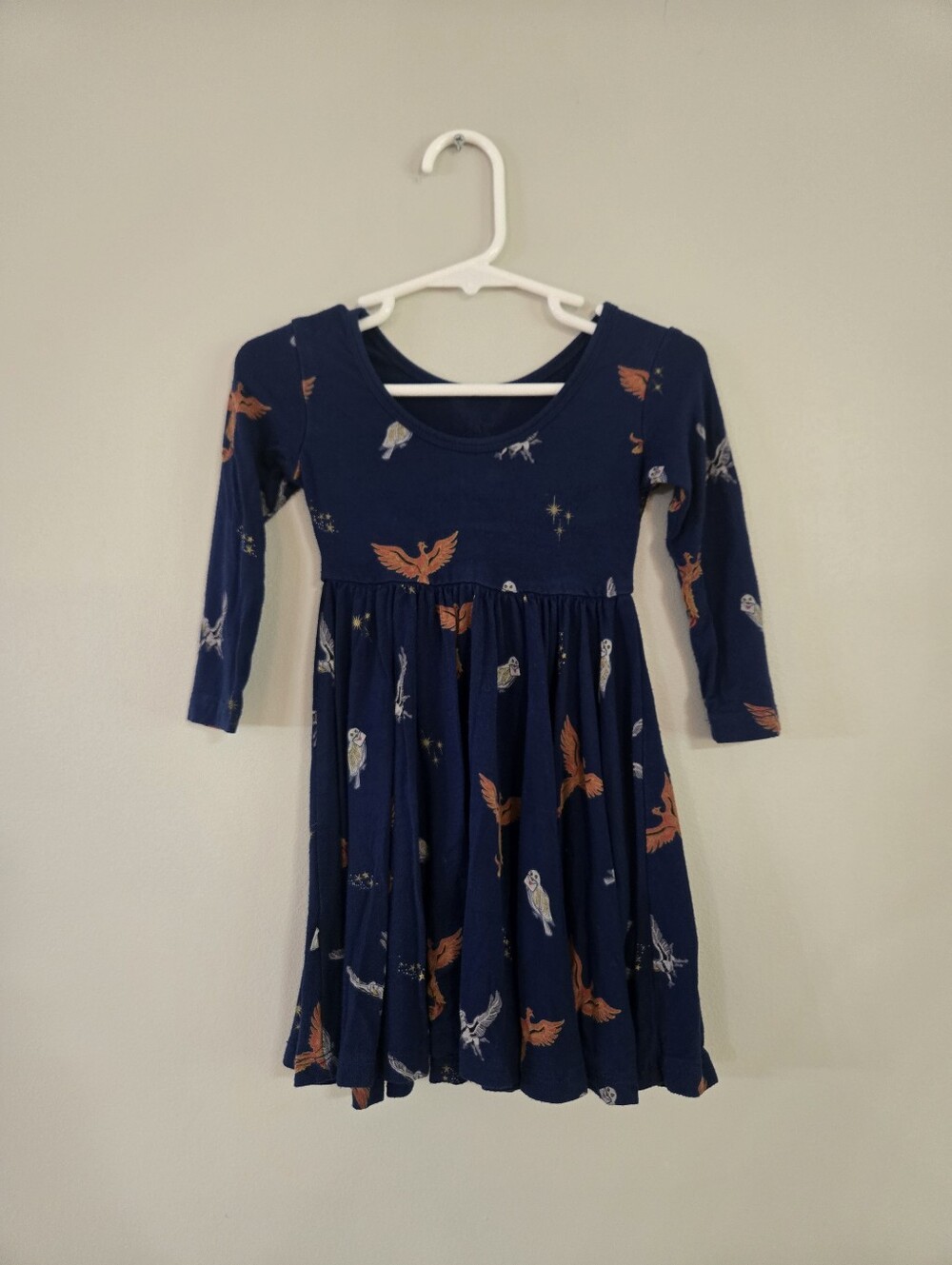 Kyte Baby x Harry Potter Flight Long Sleeve Twirl Dress 12-18M